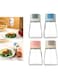 4Pcs Quantitative Seasoning Jar Glass Pressing Salt Control Seasoning Bottle MSG Salt Shaker Household Kitchen Measured Salt Sprinkle Seasoning Bottle