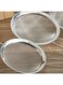 Box 3-Piece Stainless Steel Mesh Strainer Set Silver 8x8cm