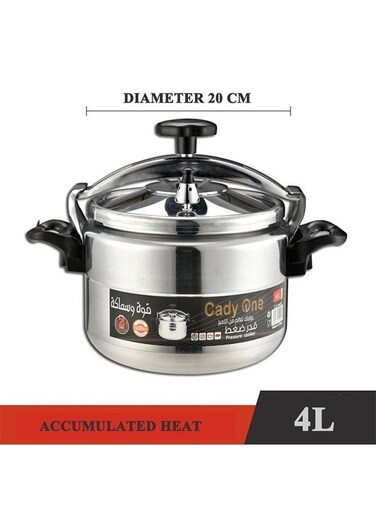 Aluminum Pressure Cooker 4 Liter