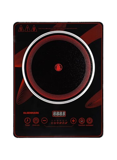 Olsenmark OMIC2092 Infrared Ceramic Cooker, 2000W - Hassle-Free To Operate &amp; Infrared Heating - Multifunctional