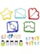 V2COM Sandwich Cutters for Kids, 20-Piece Set, 5 Kid Sandwich Cutters Shapes, 5 Vegetable Cutters Shapes, 10 Bento Decoration