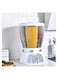 Rotatable 4 Grid Food Storage Container Food Dispenser 20 Kg Capacity