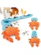 AWOOF Dog Snuffle Toy, Interactive Dog Toys for Boredom,Hermit Crab Shape Squeaky Dog Chew Toys for Small Medium Dogs Release Stress, Snuffle Toys for Puzzle &amp; Natural Foraging Instinct Training