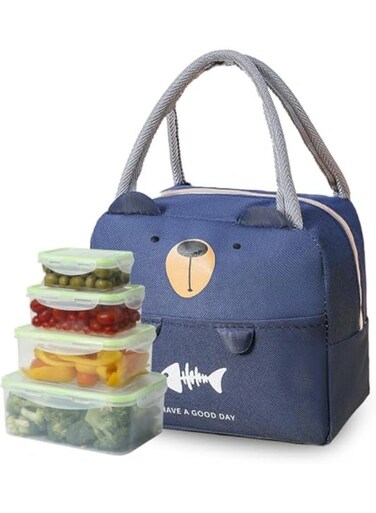 Insulated Lunch Bags for Men &amp; Women, Large Capacity Reusable Leak-Proof Bento Bag, Convenient Multipurpose Lunch Box Tote for Work, Picnic, and Travel