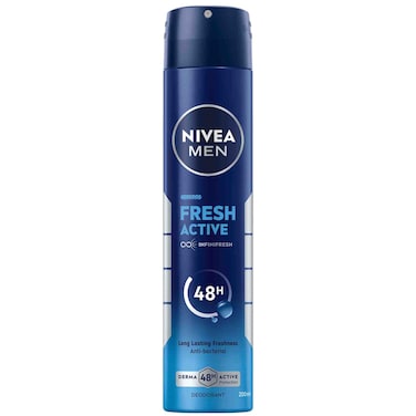 NIVEA MEN Antiperspirant Spray for Men Fresh Active Fresh Scent 200ml