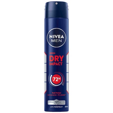 NIVEA MEN Antiperspirant Spray for Men Dry Impact 200ml