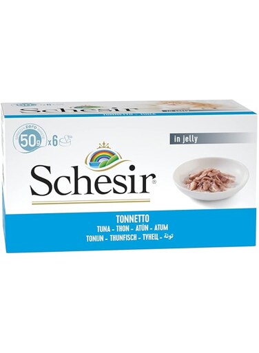 Schesir Cat Multipack Can Tuna 50 gm X6, C100