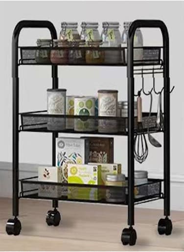 Kitchen 3 Tier Spice Jar Storage Rack