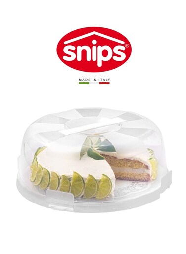Delice Cake Carrier with Tray &amp; Dome &acirc;&euro;&ldquo; 28cm, Made in Italy