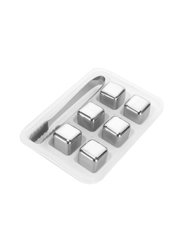 Stainless Steel Whiskey Stones for Perfectly Chilled Drinks Ideal for Scotch Bourbon and Irish Whiskey