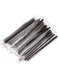 TG Plastic Drinking Straws 1000 Count BPA-Free Black Disposable Straws - (1000 Pack - Black)