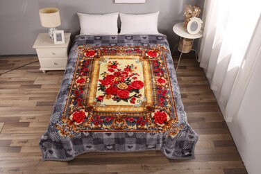 STARGOLD Double Ply Premium Cloudy Blanket Made by 100% Polyester SPUN YARN Obtained From Virgin Polyester 220X240CM 10LBS