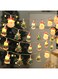 Zafaa Home Santa Claus LED String Lights &ndash; 6m with 40 Warm LEDs for Vibrant Indoor and Outdoor Holiday Displays