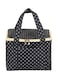 Thermal Insulated Lunch Bag Black/White/Beige One Size