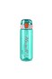 650ml Water Bottle Dual Tone Non-Toxic BPA Free - Fast Flow - Flip Top Leak Proof Lid and One Click Open,Turquoise/Blue