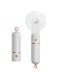 Ybaier Portable Handheld Fan, Mini Fan USB Rechargeable, 3 Speed Personal Small Pocket Fan, Battery Operated Fan, Travel Hand Fan for Girl Women Outdoor (White)