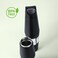 Double Wall Stainless Steel Vacuum Insulated Travel Flask Bottle for Water, Iced Tea or Hot Coffee, Smoothie and More (Black, 720ml)