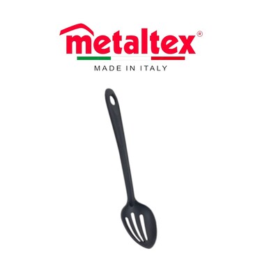 Metaltex Nylon Rapid Slotted Spoon 31cm &ndash; Heat-Resistant &amp; Non-Stick Safe Cooking Essential