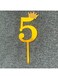 5th Birthday cake topper or 5th anniversary celebration Cake topper - Big Size Number 5 Cake Topper