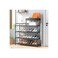 Sturdy multi-layer shoe cabinet for bedroom or rental. Space-saving storage shelf for any home!