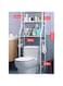 Dubai Gallery 3 Shelf Towel Storage Rack Organizer Over The Toilet Bathroom Space Saver White 50 X 25 X 160Cm