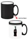 Color Changing Heat Sensitive Ceramic Mug, Image Revealed When HOT Liquid is Added! Coke
