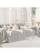 GHAKKE Chenille Fashion Geometric Pattern Sofa Cover Sofa Blanket Bed Washable Soft Bed Blanket Anti-Ski Neil Furniture Sofa Cover Towel Four Seasons Chenille Sofa Cover (Black, 180 * 230cm)