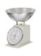 Green Lion Vintage Kitchen Scale, Stainless Steel Bowl, Analog Display, 5 kg / 11 lbs Capacity, Easy-To-Read Dial, Tare Function, Calibrating Dial, Dishwasher-Safe Bowl - Cream