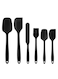 Baking Scraper Shovel Spatula Set Black