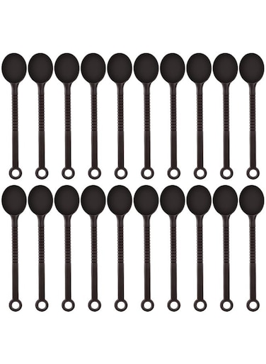 Pieces 10G Measuring Spoons Plastic Coffee Spoon Scoop Kitchen Baking Tools with Long Handle for Coffee Powder, Coffee Bean, Honey