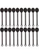 Pieces 10G Measuring Spoons Plastic Coffee Spoon Scoop Kitchen Baking Tools with Long Handle for Coffee Powder, Coffee Bean, Honey