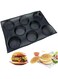 Azonee Hamburger Bun Pan Silicone Perforated Bread Pan Non Stick Bun Pan Silicone Baking Sheet Fit Half Pan Size Loaf pan for Bread Baguette Buns Puffs Tartlets Cavities