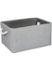 Closet Storage Bins, Foldable Fabric Storage Box, Linen Storage Baskets with Rope Handle, Toys Storage Bins Clothes Storage Containers Organizers for Organizing Toys, Books, Shelves (L:41*31*20cm)