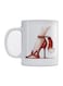 Fox Shoes Printed Mug White/Brown/Beige