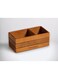 Vesta Homes Wooden Tableware Storage Box - Spoon, Knife, Fork, Chopstick, Cutlery Holder/ Organizer Stand for Kitchen, Dining Table