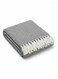 130 x 160 cm Cotton Diamond Tessel Throw Blanket in Charcoal Grey Versatile Decorative Boho Woven Tassel Cover for Couch Sofa Bed Travel and Picnic