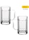German Beer Mug Stein 300ml And Classic Handheld Tankard Glass 2pcs Set