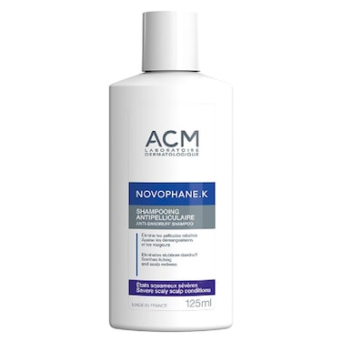 ACM Novophane K Anti-Dandruff Shampoo For Severe Scaly Scalp 125ml