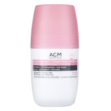 ACM Soothing Anti-Perspirant 48H Deodorant Roll On For Sensitive Skin 50ml