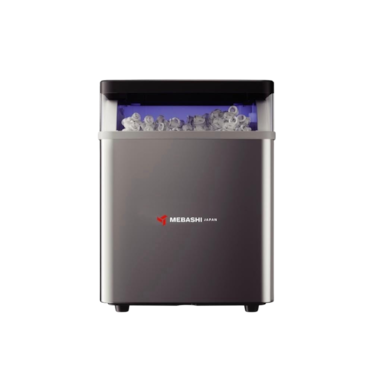Mebashi Countertop Ice Cube Maker Auto-Cleaning Machine for Kitchen, Office, Bar &amp; Party - Fast 9 Ice Cubes in 6-8 Mins, 15kg/24H, Adjustable Ice Size, 1.5L Water Tank, Smart Alert ME-ICE1500