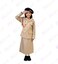 Police Girl Officer Costume for Kids &ndash; UAE Brown   Authentic &amp; Premium - Small