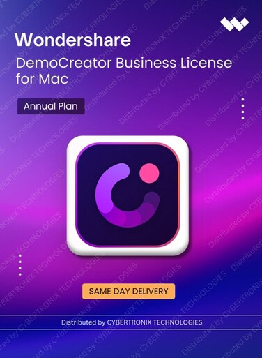 Wondershare DemoCreator Business License for Mac   Annual Plan   Digital License   Same Day Delivery