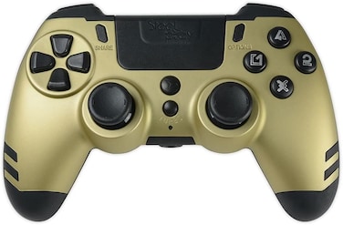 STEELPLAY PS4/PC SLIMPACK WIRELESS CONTROLLER - GOLD