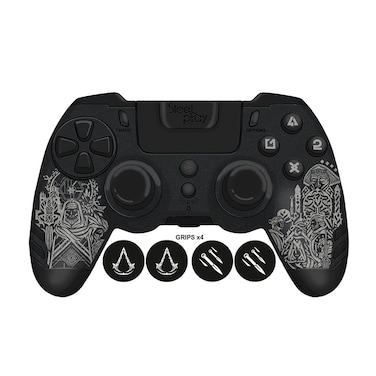 Steelplay LEXIP X UBISOFT METALTECH, Wired Controller For PS4, PC, Assassin's Creed Mirage, 3M Cable, Touchpad, Black