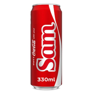 Coca-Cola Original Taste, 330ml Can, Crisp Coke Soft Drinks, Limited Edition