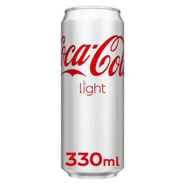 Coca-Cola Light Carbonated Soft Drink Can, 330ml