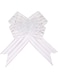 lovingmona 20 Packs White Pull Bows Gift Wrapping Pulled Bows Large Organza Ribbon Bow for Gift Wrapping Car Decoration Flower Present Wedding Decor Birthday Present Ties