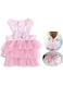 X spring Pet Dog Dress, Fancy Adorable Striped Mesh Dress, Striped Mesh Puppy Dog Vest Tutu Princess Dress Skirt with Bowknot, Princess Petite Vest Doggie Bowknot Dresses for Small Dogs (M)