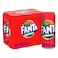 Fanta Strawberry Carbonated Soft Drink Can, 330ml Pack of 6