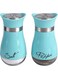  Glass Salt &amp; Pepper Shaker Set with Stainless Steel Lid"(Light Blue)
